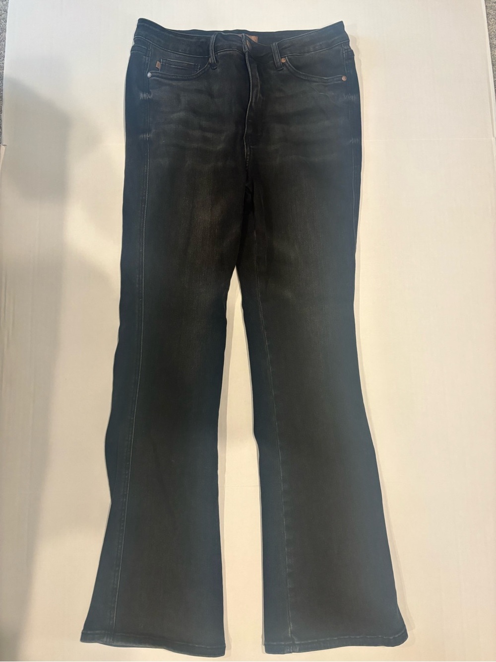 Judy Blue Black Bootcut Jeans Mid Rise Stretch Size 13/31